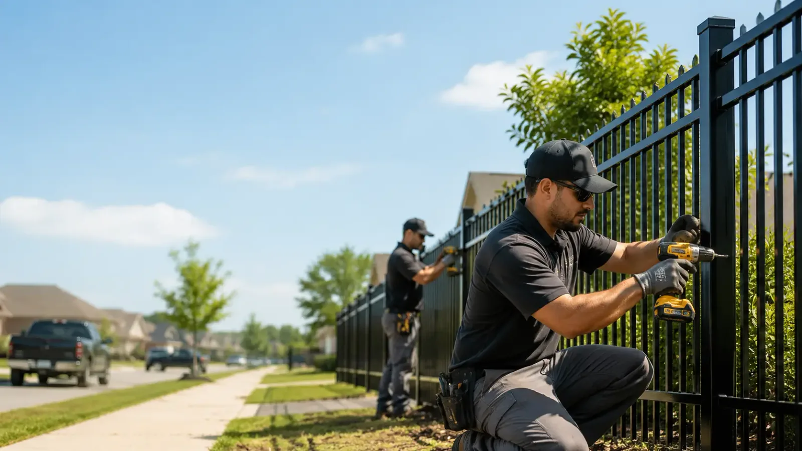 Metal Fence Installation in Dripping Springs, TX